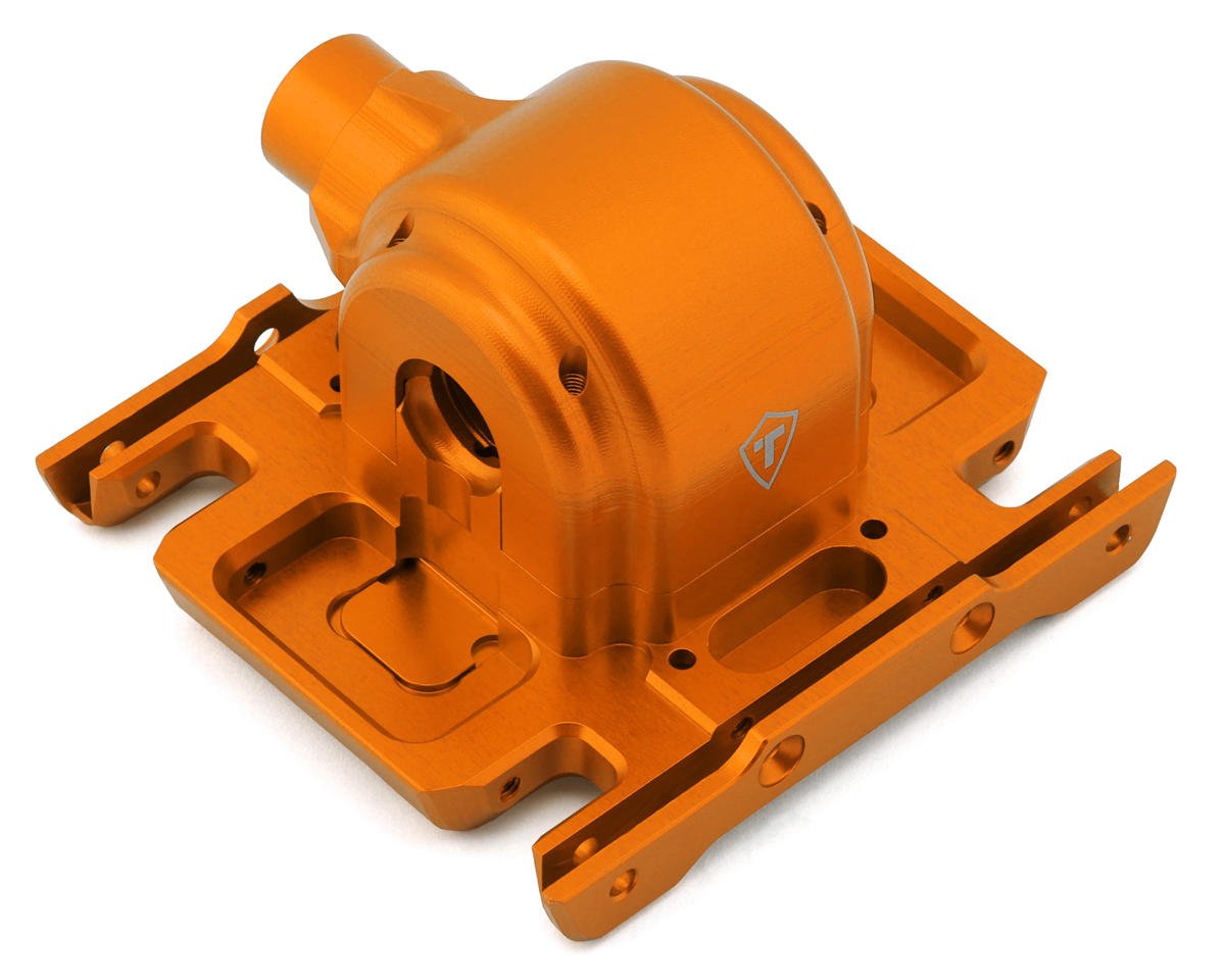 Treal Hobby Losi LMT Aluminum Gearbox Housing Set w/Covers (Orange) (TLHTLMT-144)