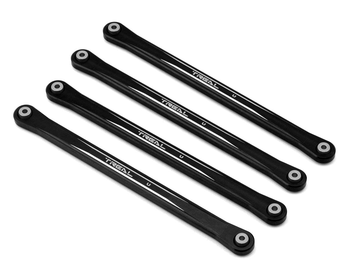 Treal Hobby Losi LMT Aluminum Upper Link Bars (Black) (4) (TLHTLMT-25)