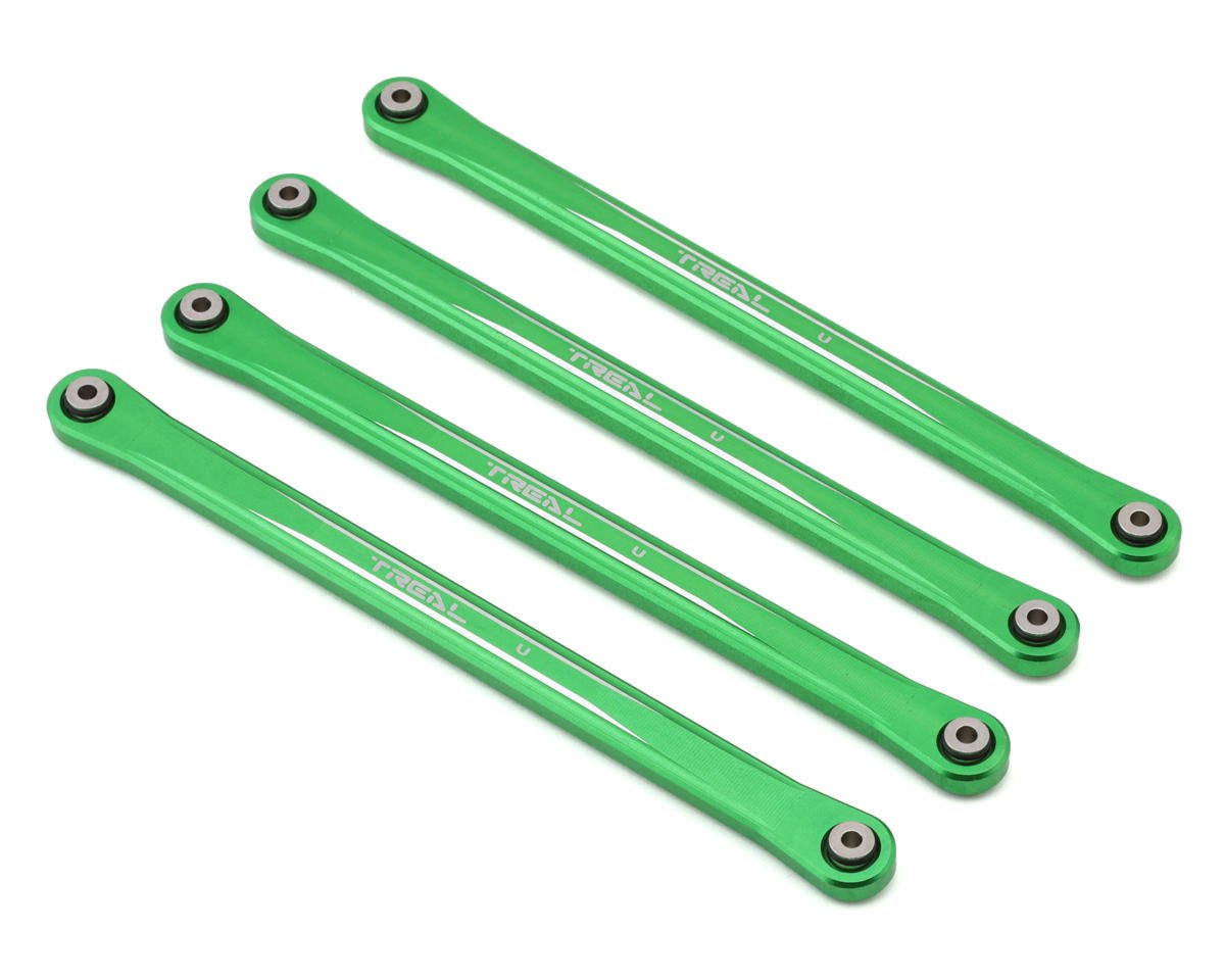 Treal Hobby Losi LMT Aluminum Upper Link Bars (Green) (4) (TLHTLMT-27)