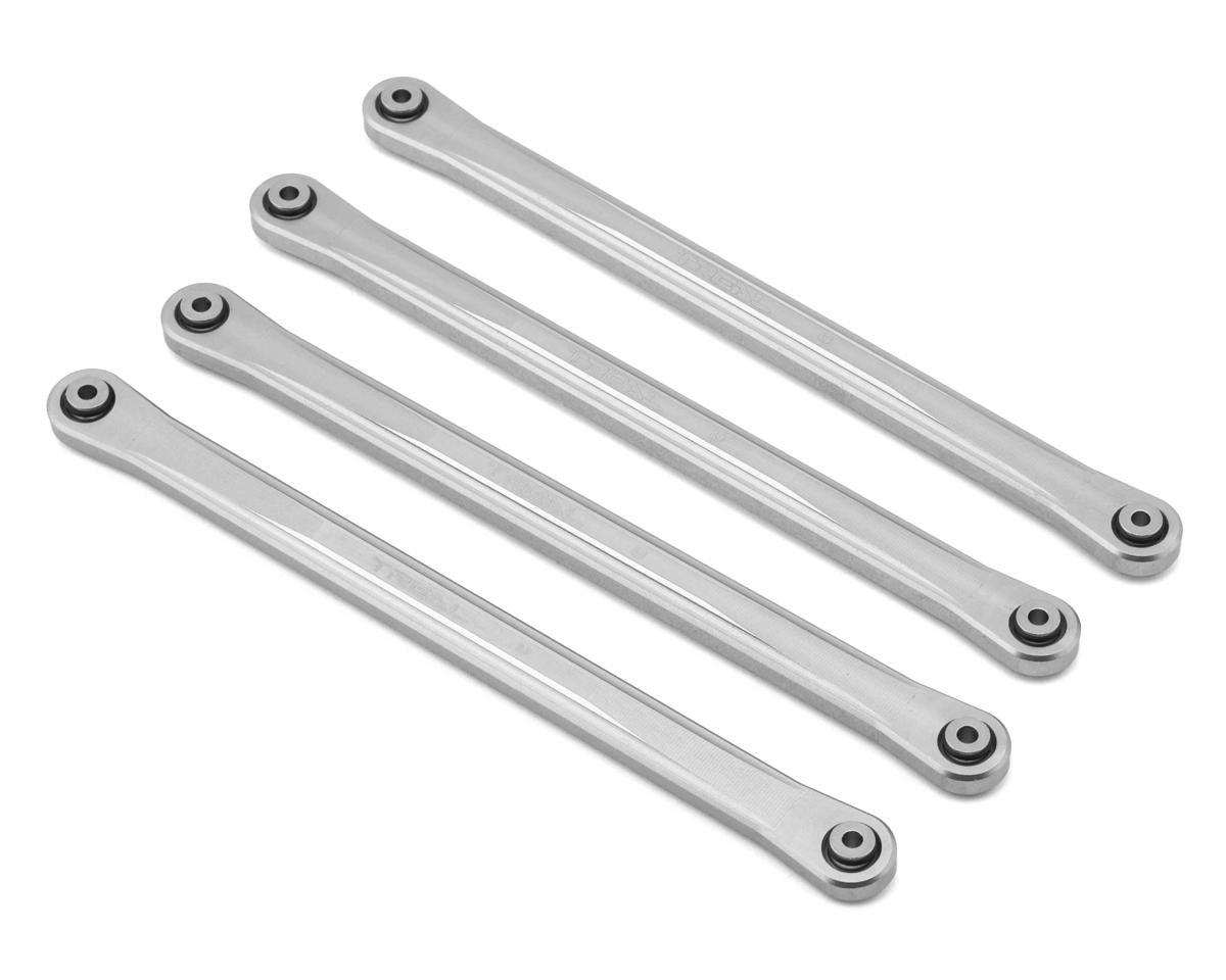 Treal Hobby Losi LMT Aluminum Upper Link Bars (4) (Silver) (TLHTLMT-28)