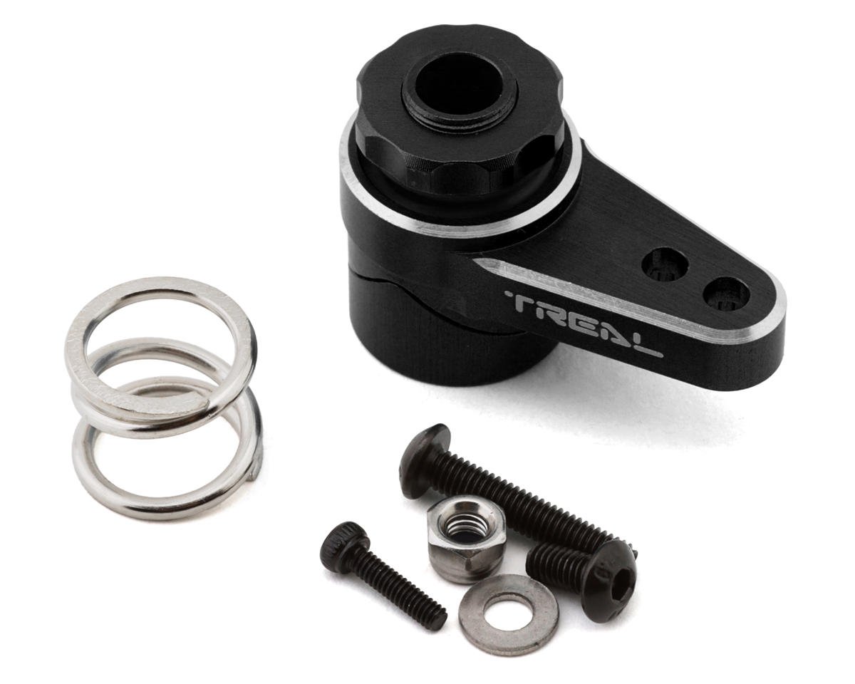 Treal Hobby Losi LMT Aluminum Servo Saver (23T) (Black) (TLHTLMT-29)