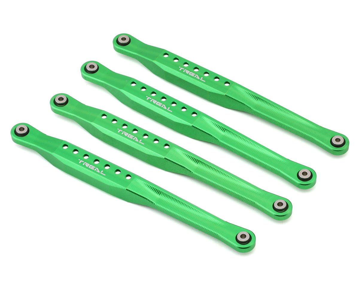 Treal Hobby Losi LMT Aluminum Lower Trailing Arms Link Set (Green) (4) (TLHTLMT-39)