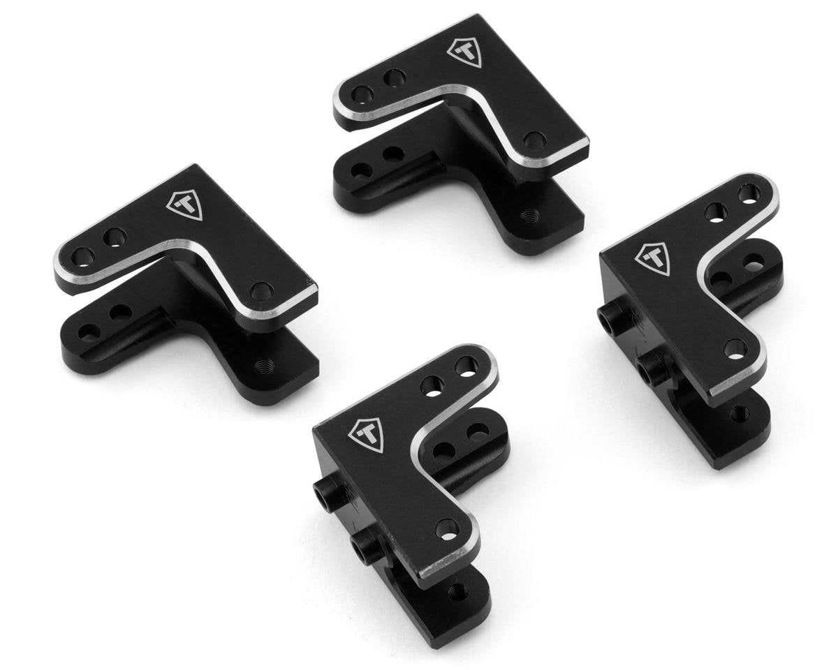 Treal Hobby Losi LMT Aluminum Shock Mount Set (4) (Black) (TLHTLMT-41)