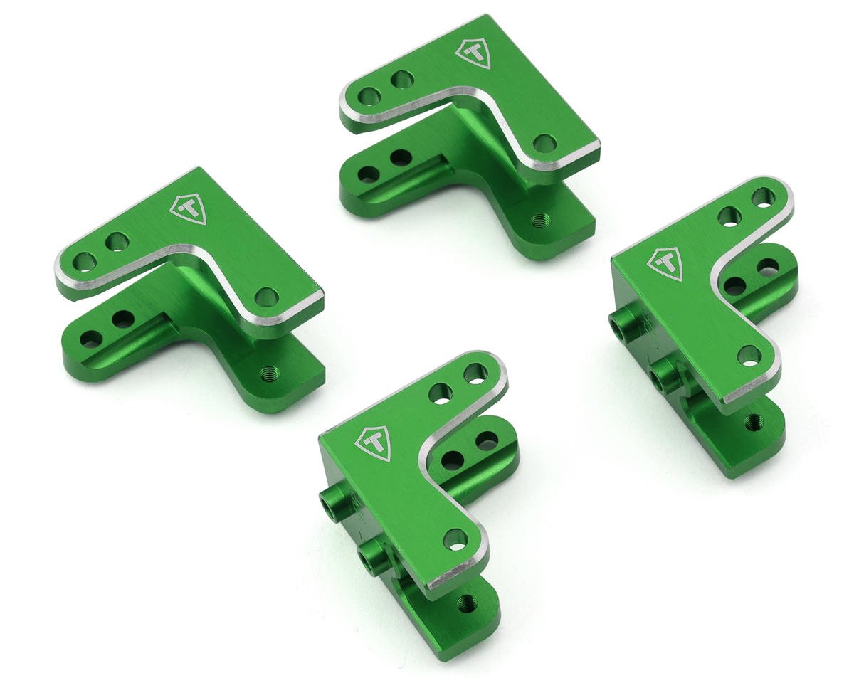 Treal Hobby Losi LMT Aluminum Shock Mount Set (4) (Green) (TLHTLMT-43)