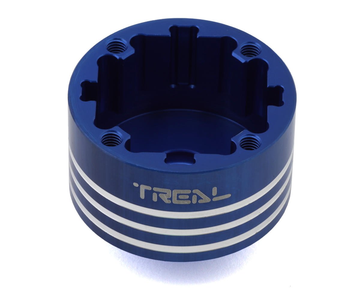 Treal Hobby Losi LMT Aluminum Differential Housing (Blue) (TLHTLMT-50)