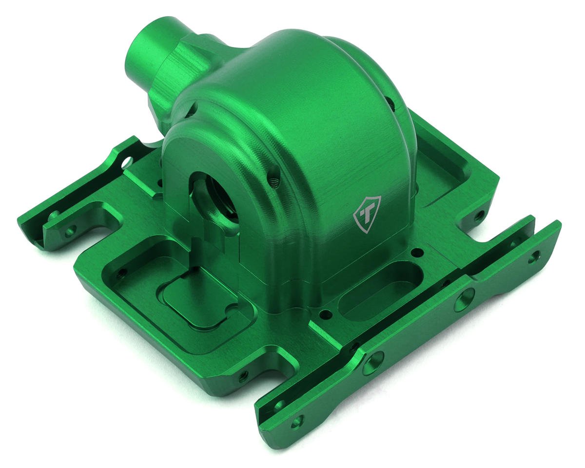 Treal Hobby Losi LMT Aluminum Gearbox Housing Set w/Covers (Green) (TLHTLMT-55)