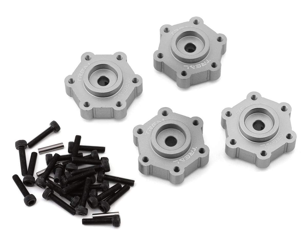 Treal Hobby Losi LMT Aluminum Wheel Hub Spacer (Silver) (4) (+0mm) (TLHTLMT-60)