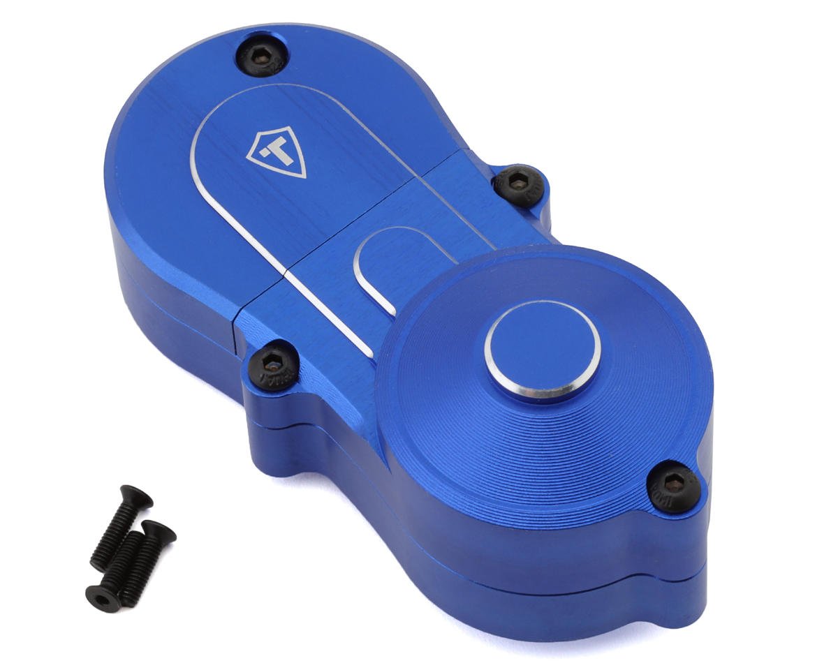Treal Hobby Losi LMT Aluminum Outer Gearbox Housing (Blue) (TLHTLMT-78)