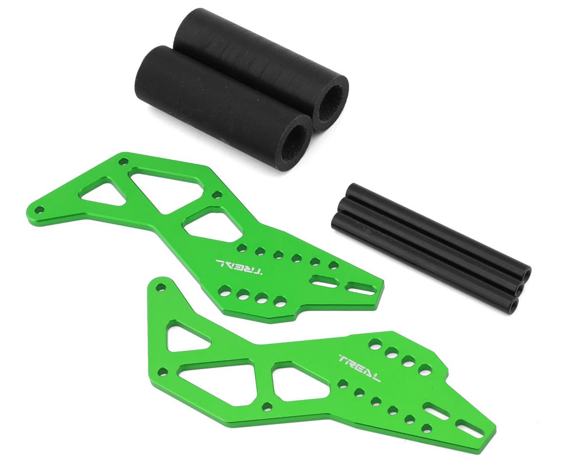 Treal Hobby Losi LMT Aluminum Adjustable STD Wheelie Bar (Green) (TLHTLMT-91)