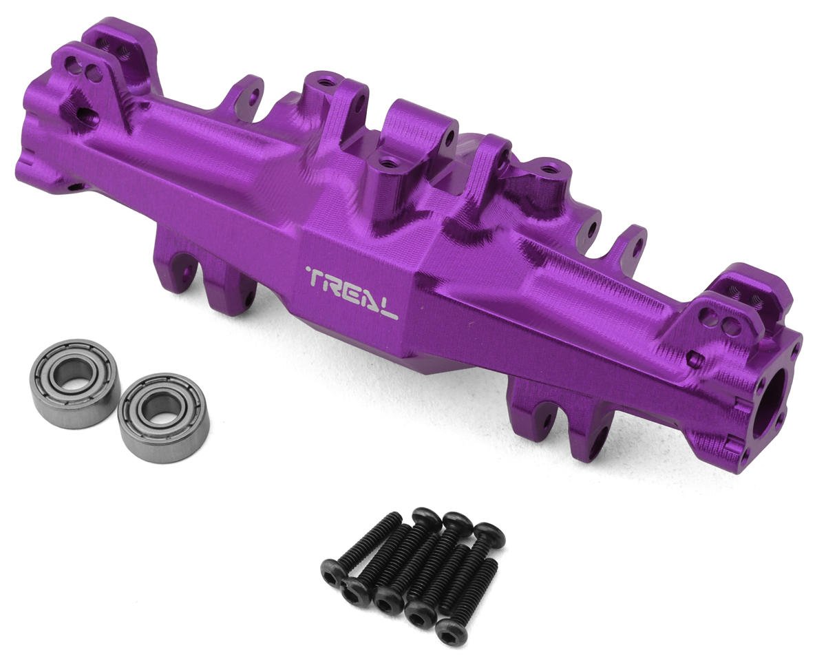 Treal Hobby Losi Mini LMT CNC Aluminum Axle Housing (Purple) (TLHTLMT18-04)