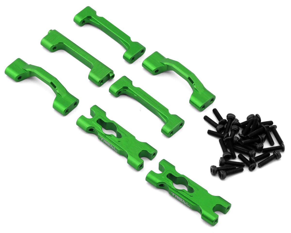 Treal Hobby Losi Mini LMT Aluminum Chassis Cross Brace Set (Green) (TLHTLMT18-72)
