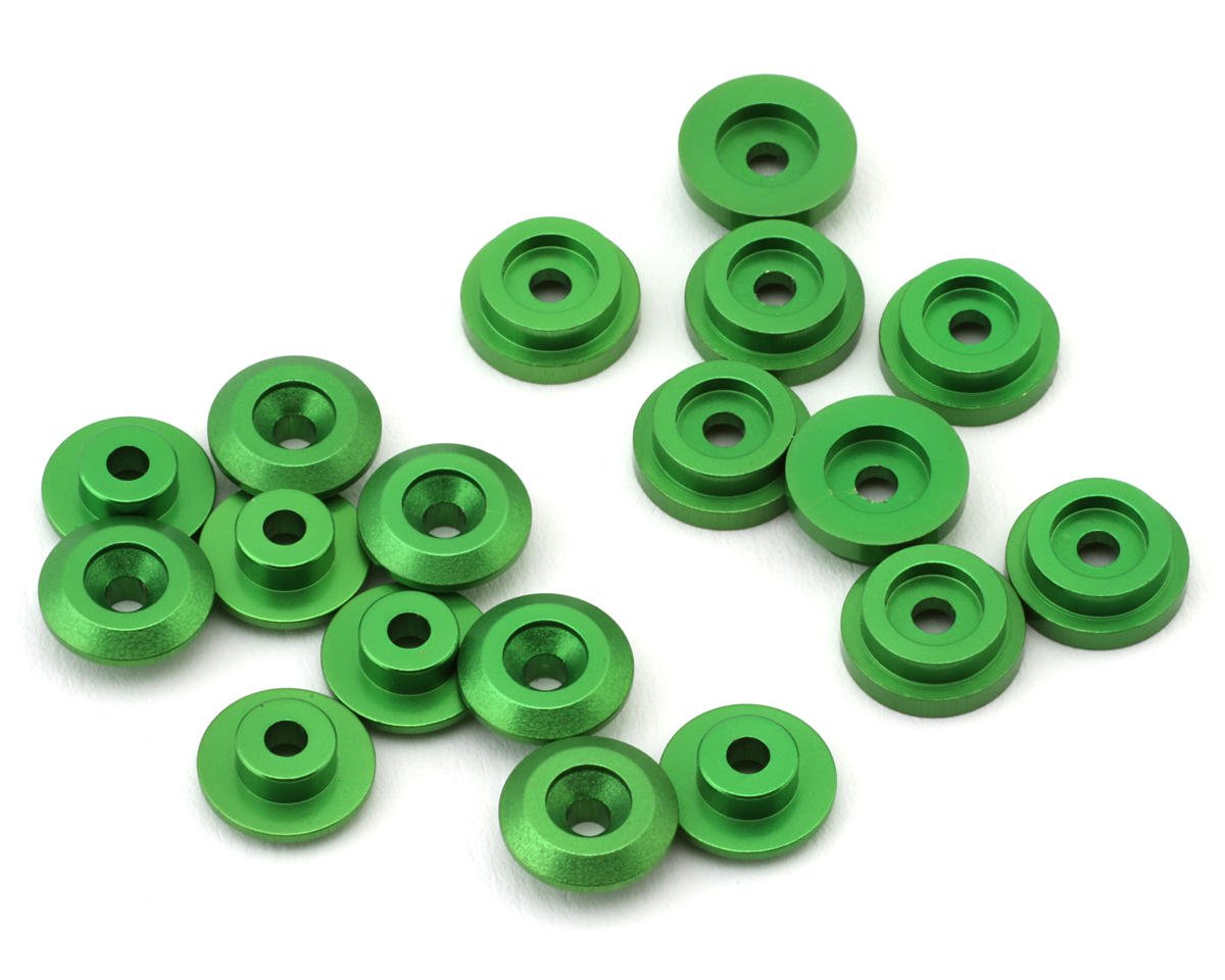 Treal Hobby Losi Mini LMT Aluminum Body Buttons Set (Green) (10) (TLHTLMT18-87)