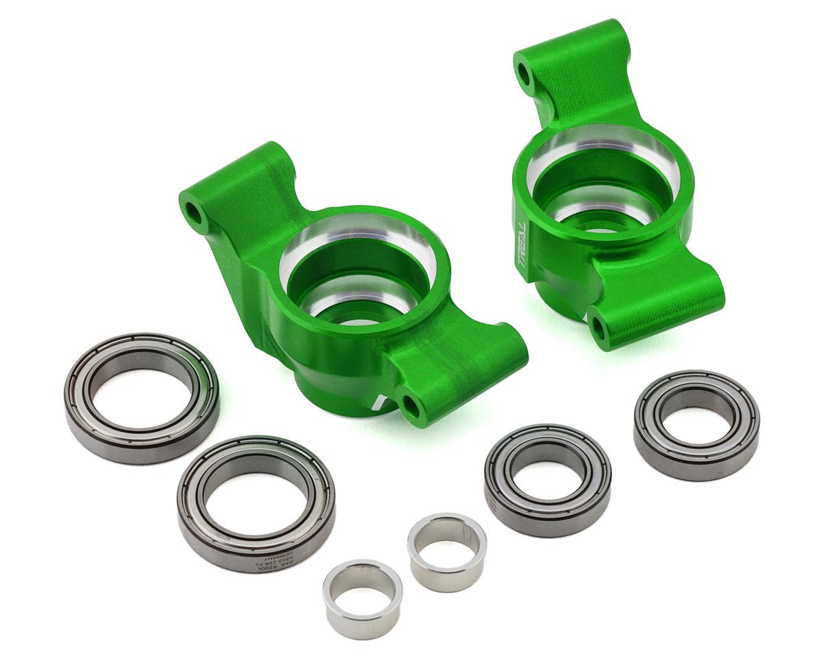 Treal Hobby CNC-Machined Aluminum Rear Hubs for Traxxas Maxx (Green) (2) (TLHTMAXX-07)