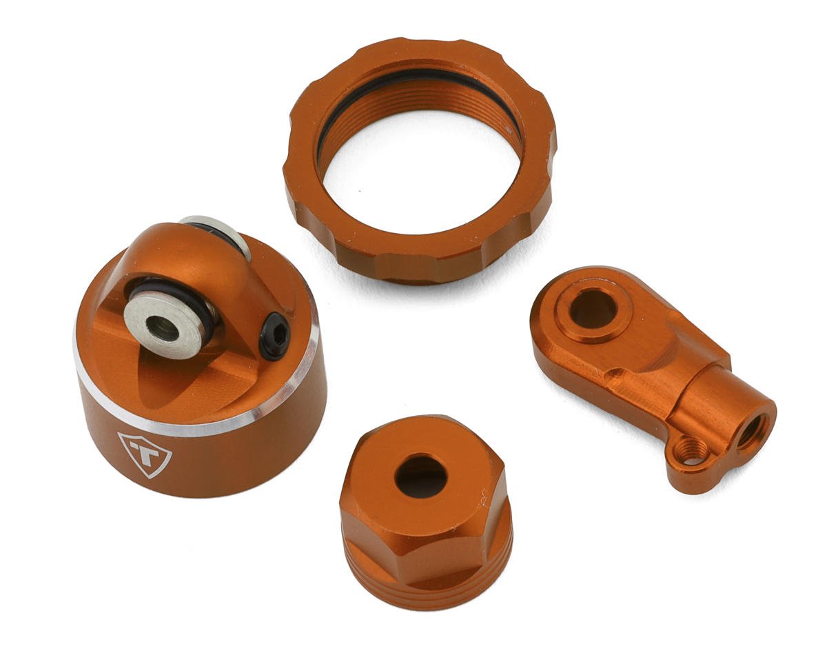Treal Hobby Losi Promoto MX CNC Aluminum Shock Cap With Bottom Retainer Set (TLHTPROMOTOMX-101)