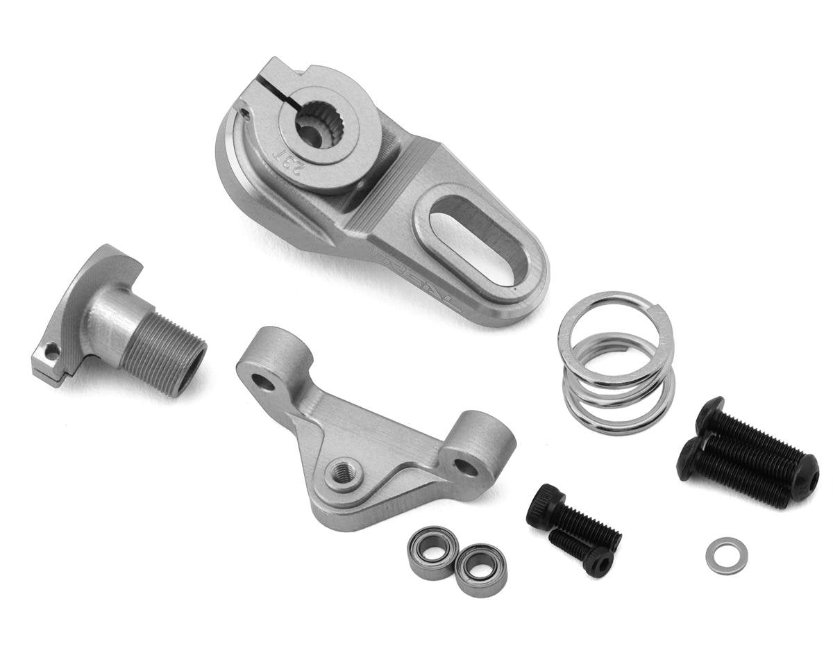 Treal Hobby Losi Promoto MX CNC Aluminum Clamping Servo Saver (25T/23T) (Silver) (TLHTPROMOTOMX-115)