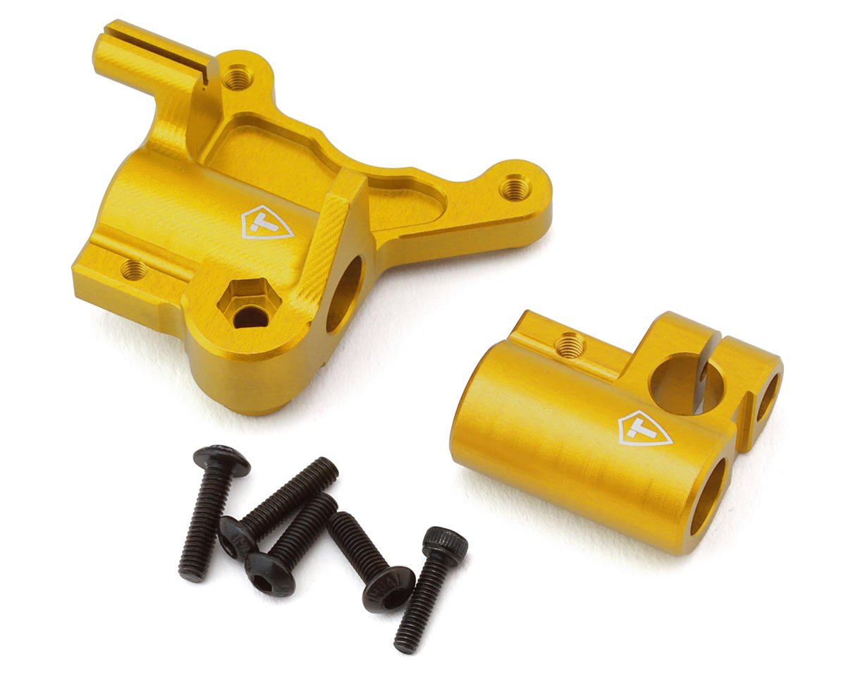 Treal Hobby Promoto CNC Aluminum Fork Lug Set (Gold) (TLHTPROMOTOMX-153)