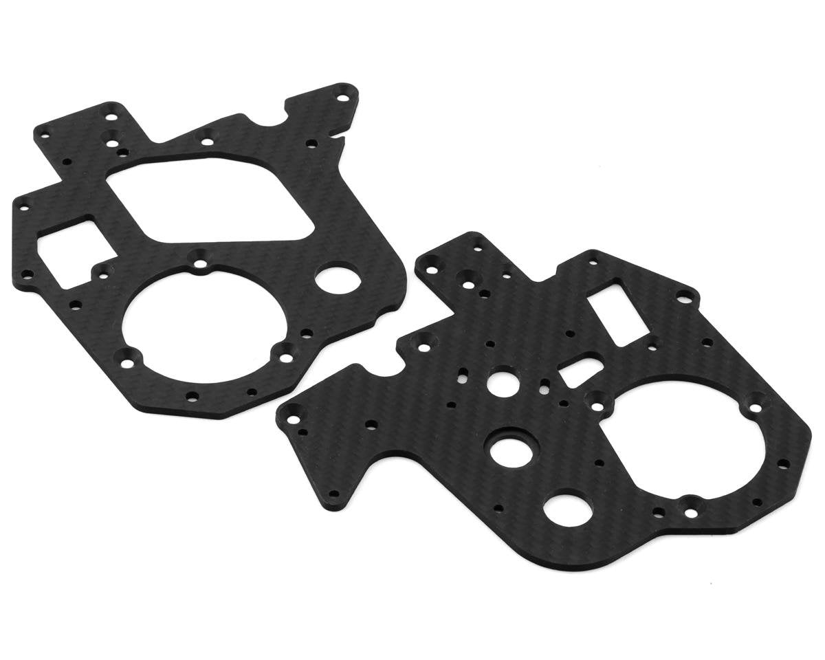 Treal Hobby Promoto MX Carbon Fiber Chassis Plates (2) (TLHTPROMOTOMX-162)