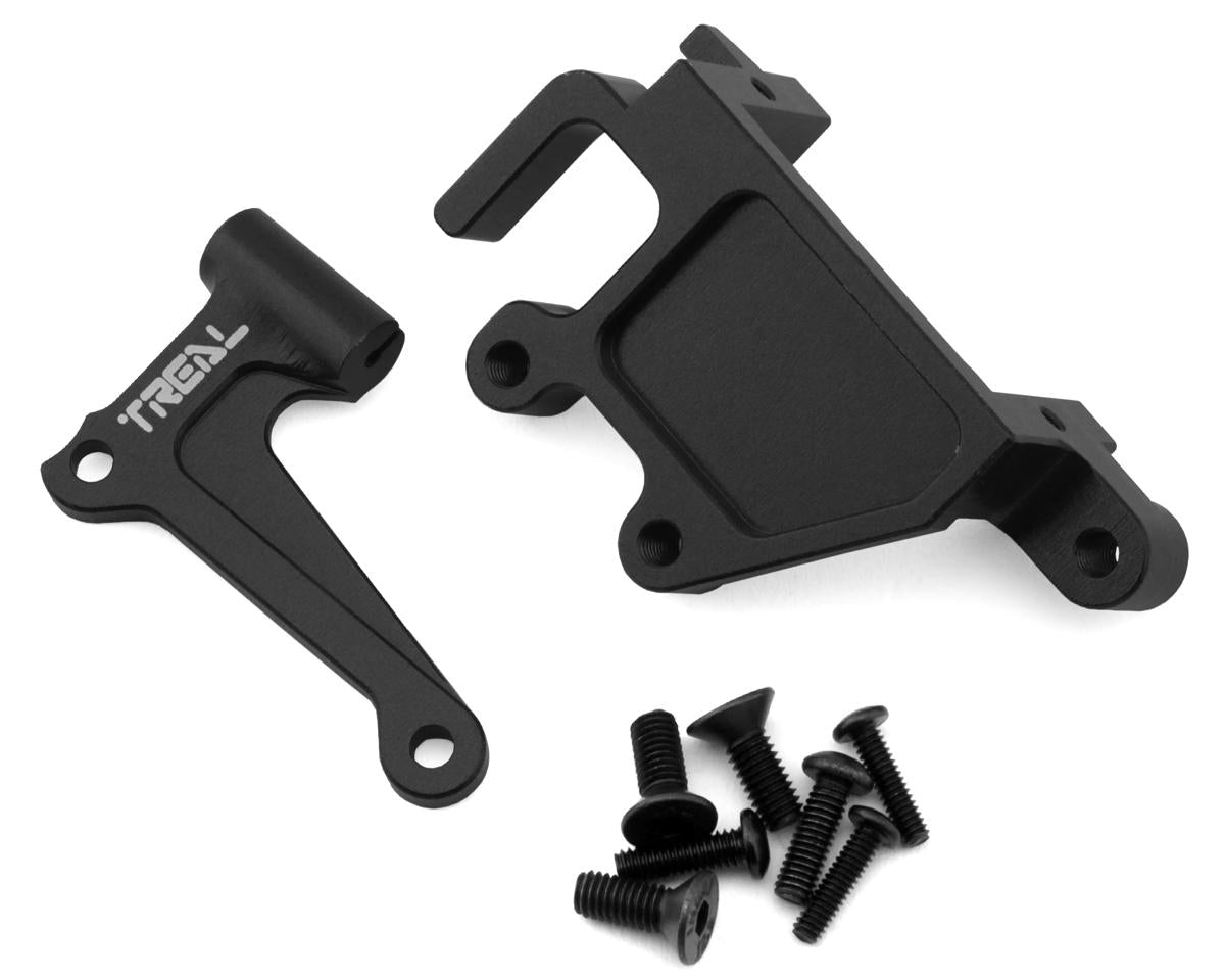 Treal Hobby Promoto MX Aluminum Electronics Mount Set (Black) (TLHTPROMOTOMX-163)