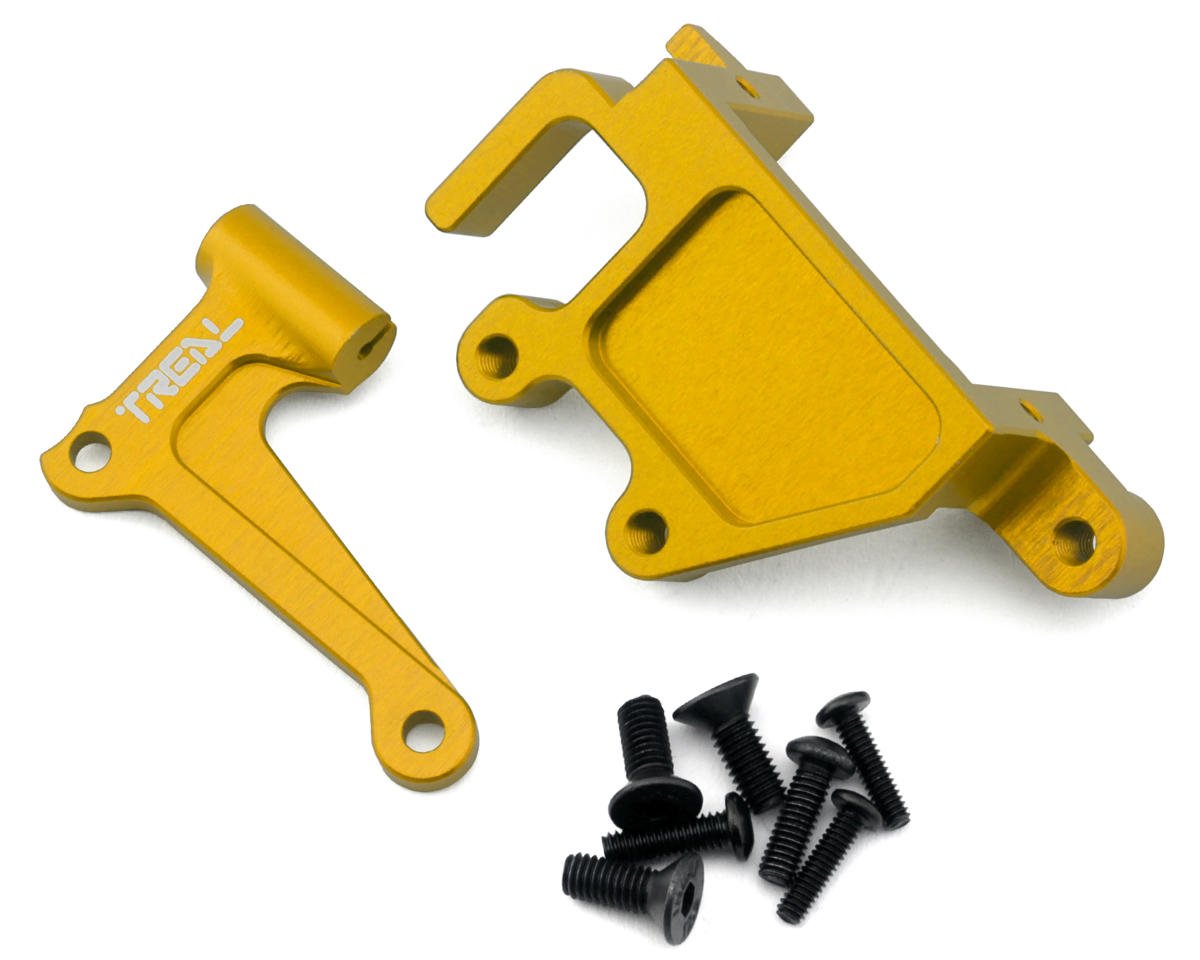 Treal Hobby Promoto MX Aluminum Electronics Mount Set (Gold) (TLHTPROMOTOMX-166)