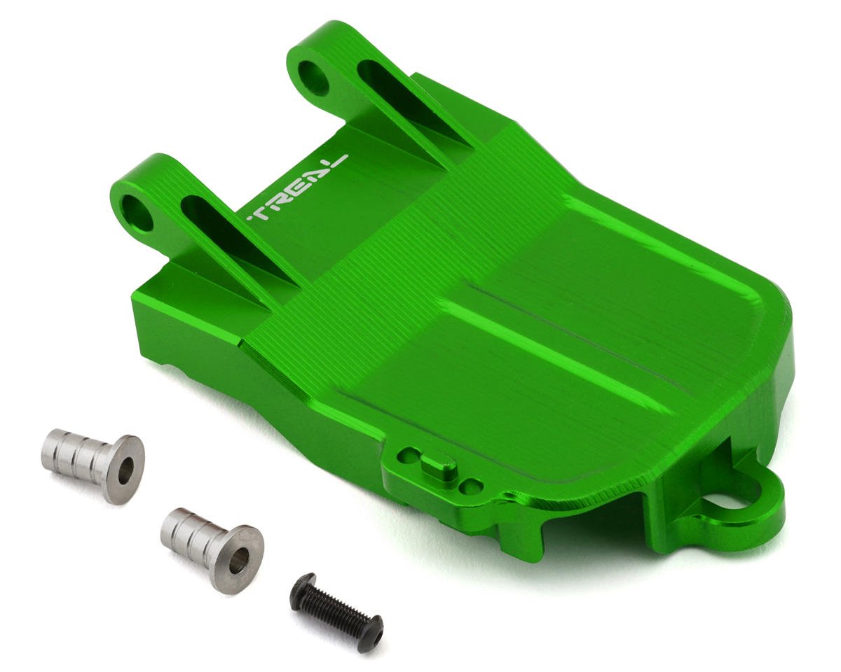 Treal Hobby Promoto MX CNC Aluminum Battery Box Door Cover (Green) (TLHTPROMOTOMX-172)