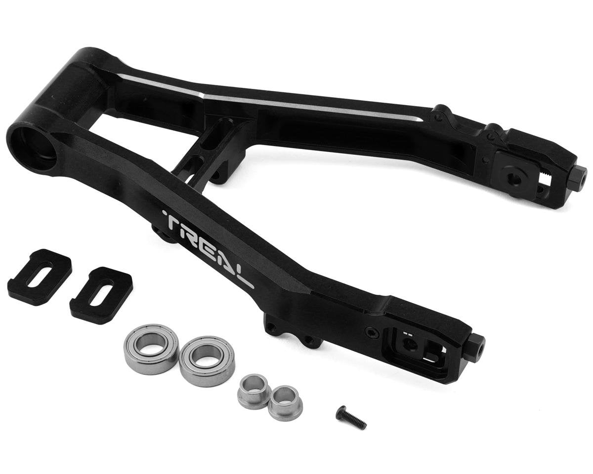Treal Hobby Losi Promoto Adjustable CNC Aluminum Swingarm (Black) (TLHTPROMOTOMX-203)