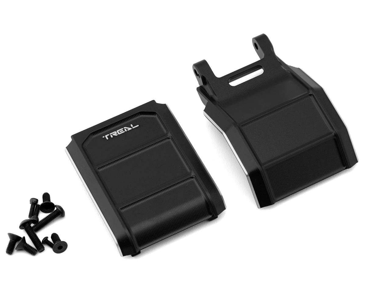 Treal Hobby Losi Promoto MX CNC Aluminum Skid Plate (Black) (TLHTPROMOTOMX-56)