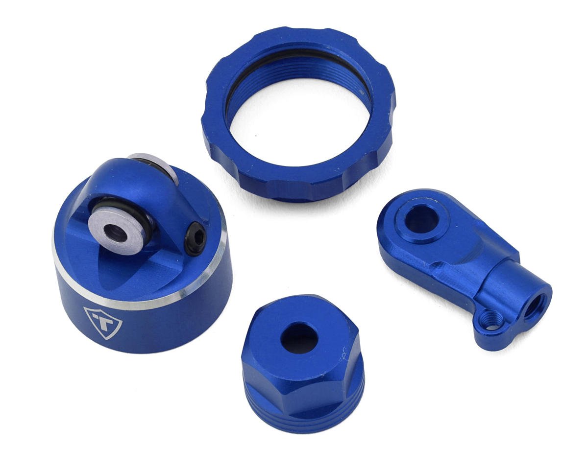 Treal Hobby Losi Promoto MX CNC Aluminum Shock Cap With Bottom Retainer Set (TLHTPROMOTOMX-99)