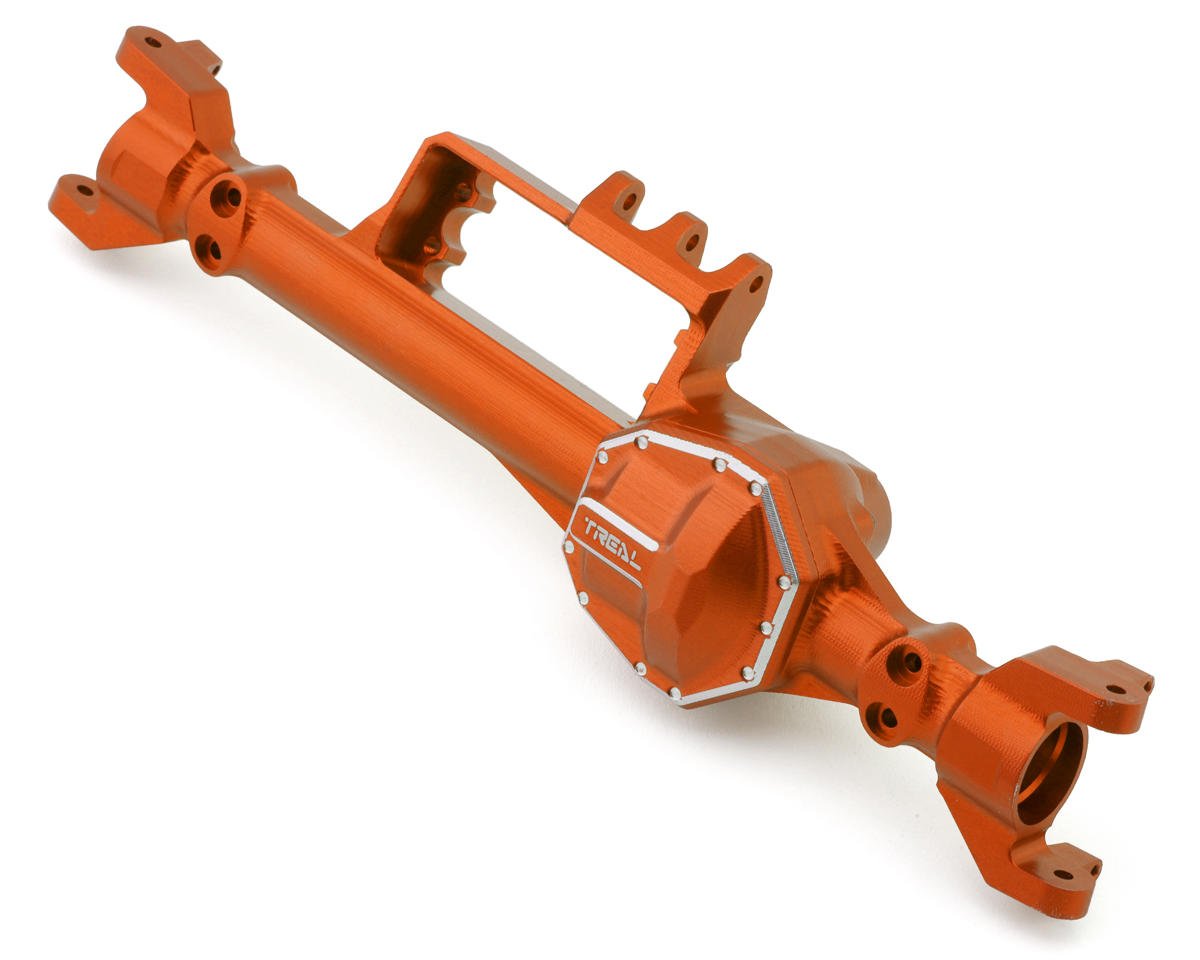 Treal Hobby RBX10 Ryft Aluminum Front Axle Housing (Orange) (TLHTRYFT-46)