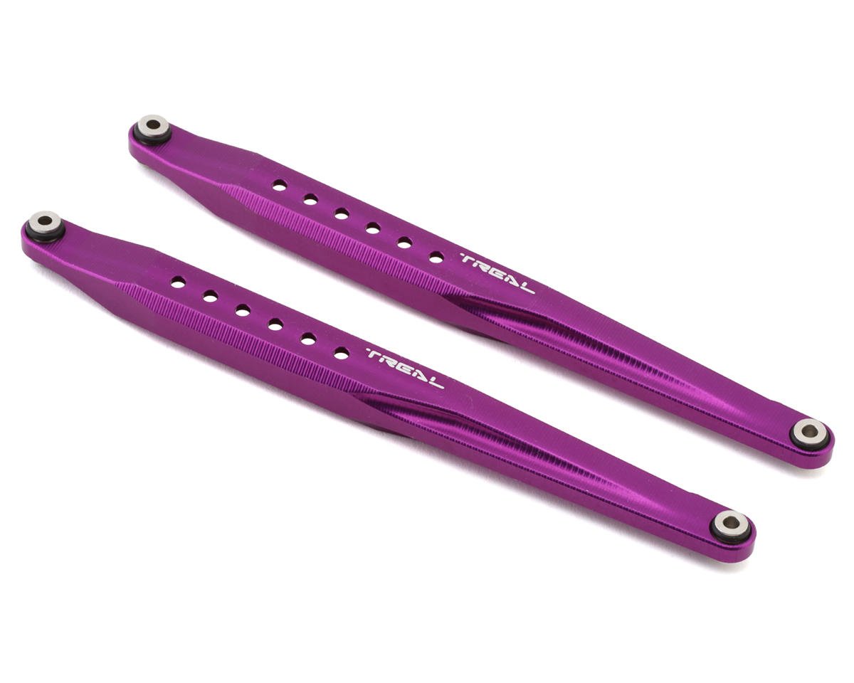 Treal Hobby Axial RBX10 Ryft Aluminum Rear Trailing Arms (Purple) (2) (TLHTRYFT-62)
