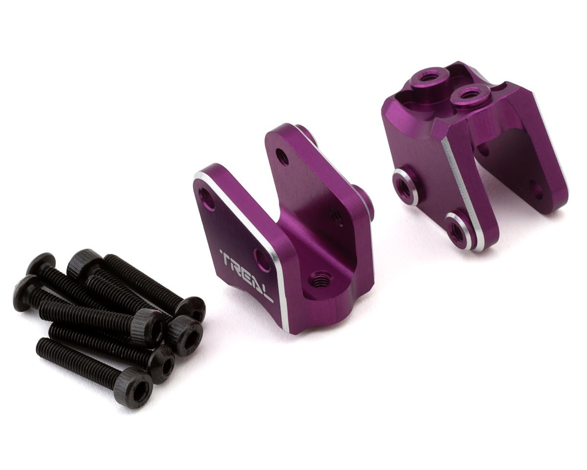 Treal Hobby Axial RBX10 Ryft Aluminum Rear Link Mounts (Purple) (2) (TLHTRYFT-77)
