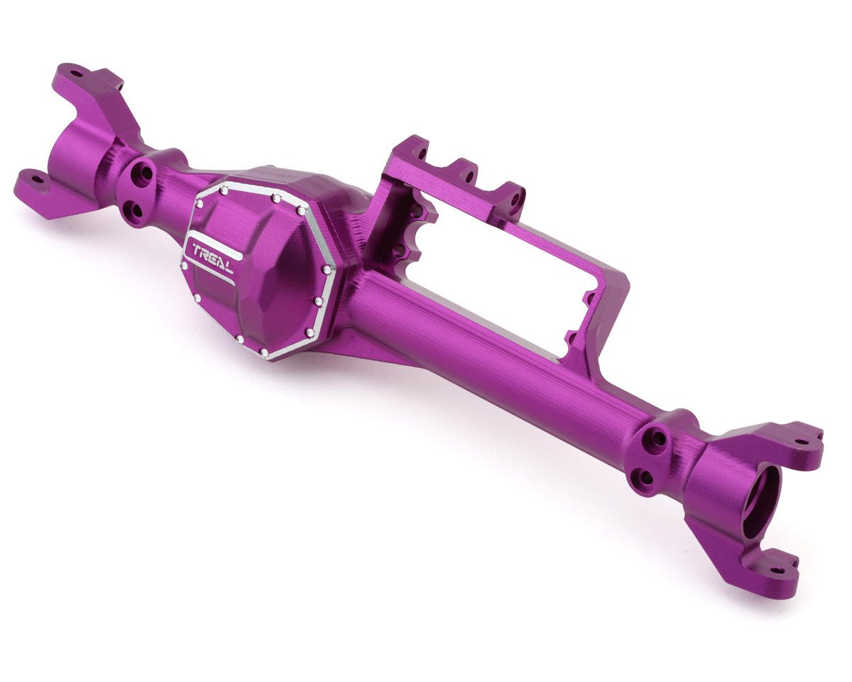 Treal Hobby Axial RBX10 Ryft Aluminum Rear 4WS Axle Housing (Purple) (TLHTRYFT-84)
