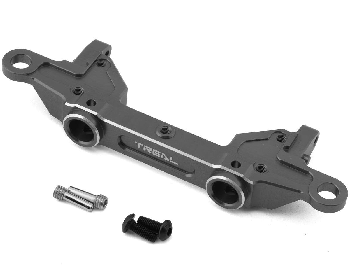 Treal Hobby Axial SCX10 III CNC Aluminum Rear Bumper Mount (Grey) (TLHTSCX10_III-47)
