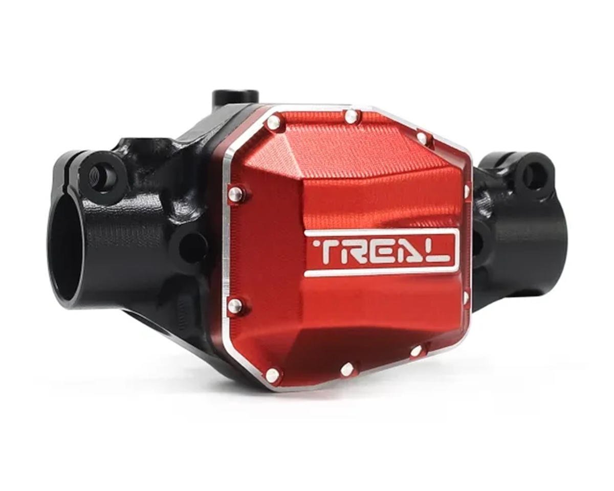 Treal Hobby Axial SCX10 Pro 7075 Aluminum Front Center Axle Housing (Black) (TLHTSCX10_PRO-03)