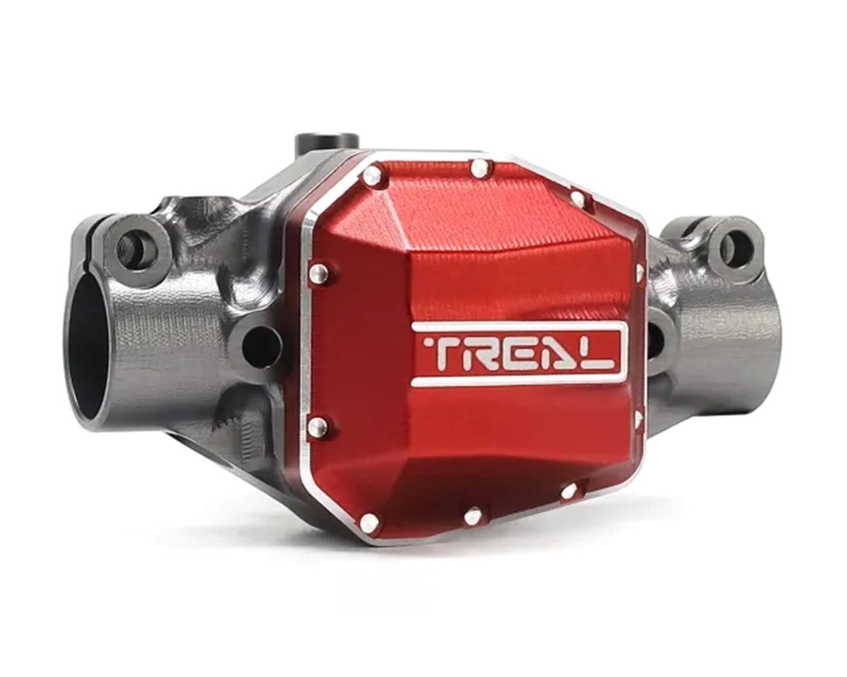 Treal Hobby Axial SCX10 Pro 7075 Aluminum Front Center Axle Housing (Grey) (TLHTSCX10_PRO-04)