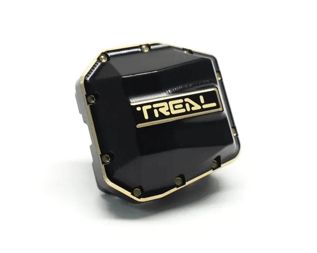 Treal Hobby Axial SCX10 Pro Brass Differential Cover (Black) (64g) (TLHTSCX10_PRO-09)