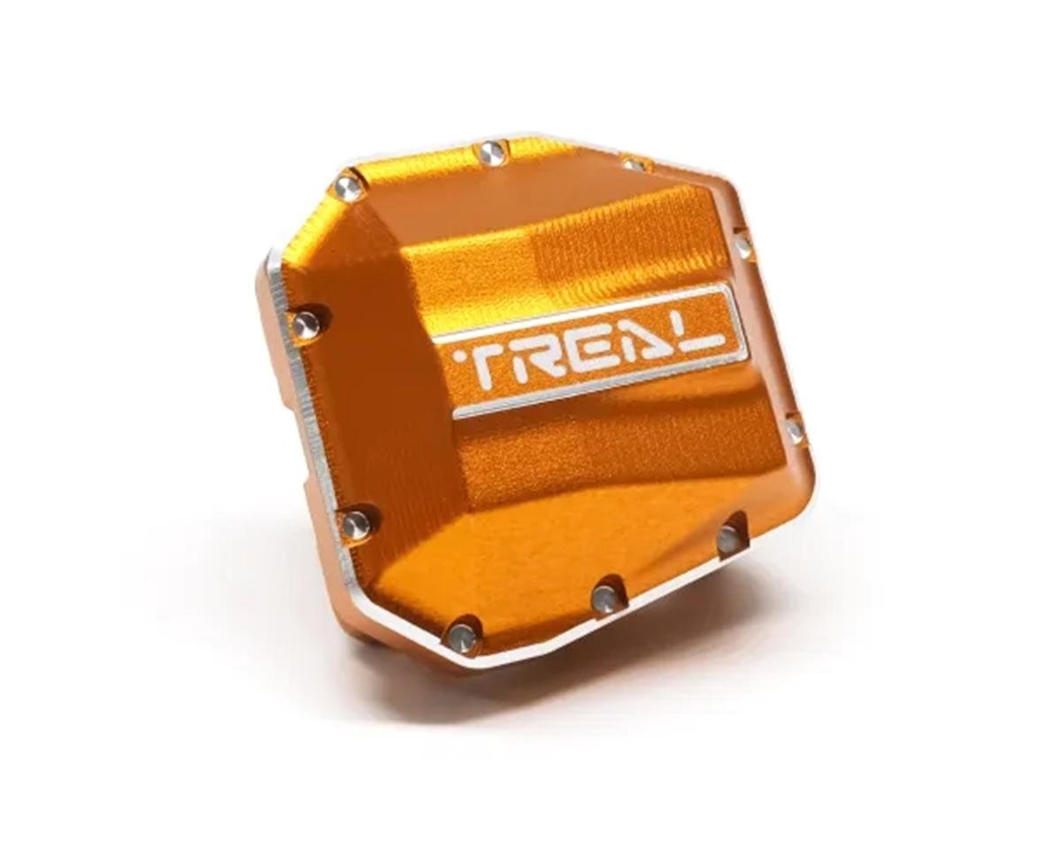 Treal Hobby Axial SCX10 Pro 7075 Aluminum Differential Cover (Orange) (TLHTSCX10_PRO-13)