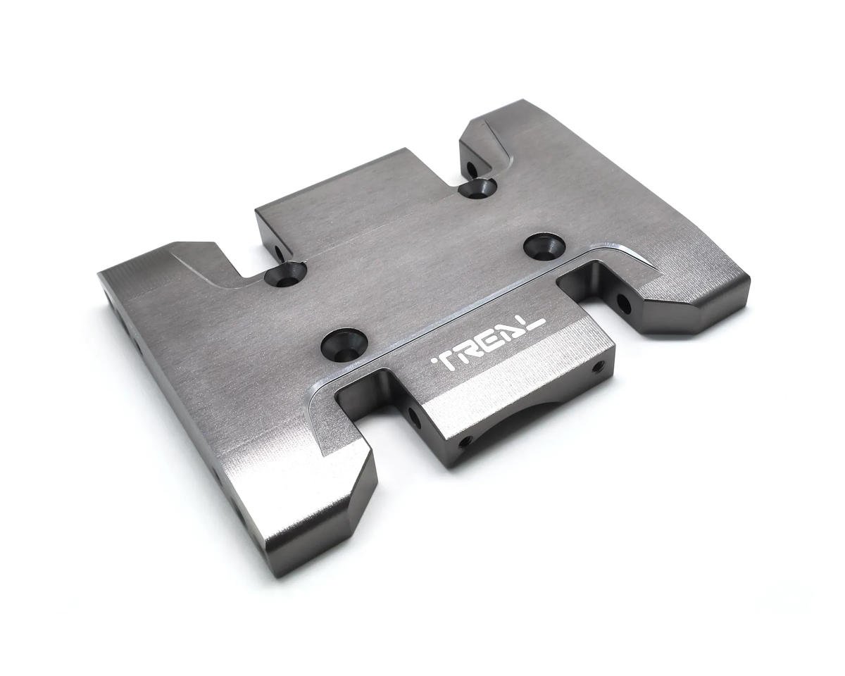 Treal Hobby Axial SCX10 Pro 7075 Aluminum Center Skid Plate (Grey) (TLHTSCX10_PRO-17)