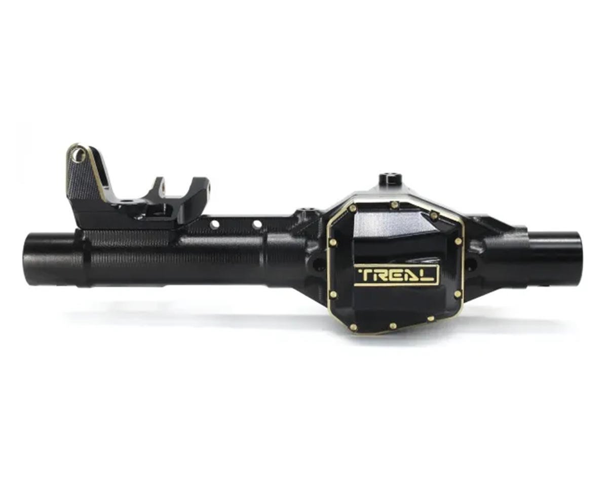 Treal Hobby Axial SCX10 Pro 7075 Aluminum Front Axle Housing (Black) (TLHTSCX10_PRO-47)