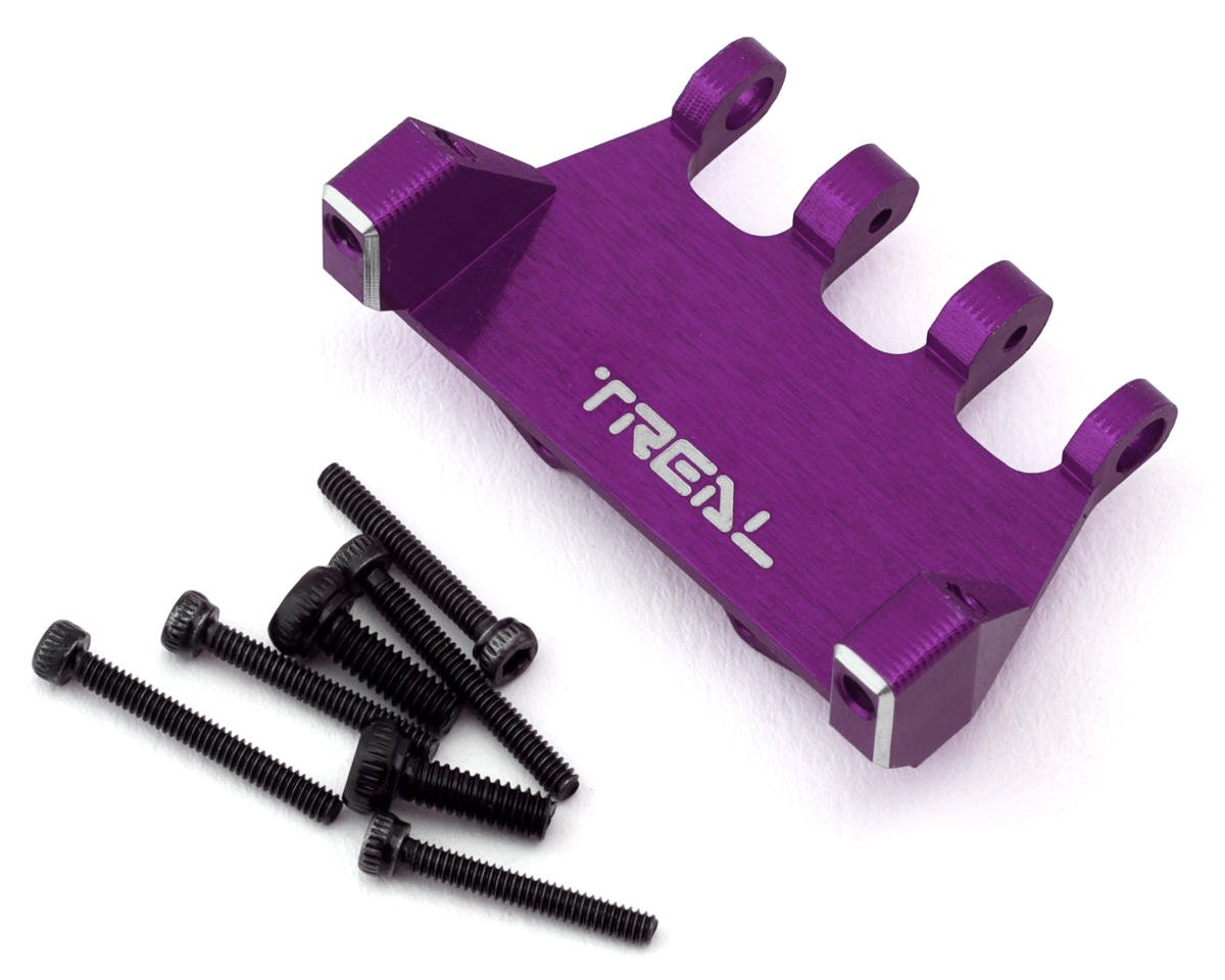 Treal Hobby Axial SCX24 Aluminum Servo Mount (Purple) (EcoPower/Emax) (TLHTSCX24-128)