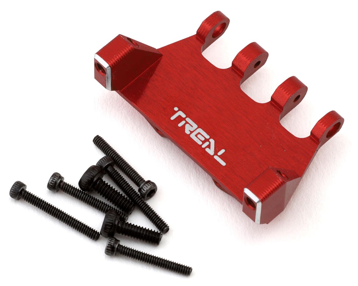 Treal Hobby Axial SCX24 Aluminum Servo Mount (Red) (EcoPower/Emax) (TLHTSCX24-129)