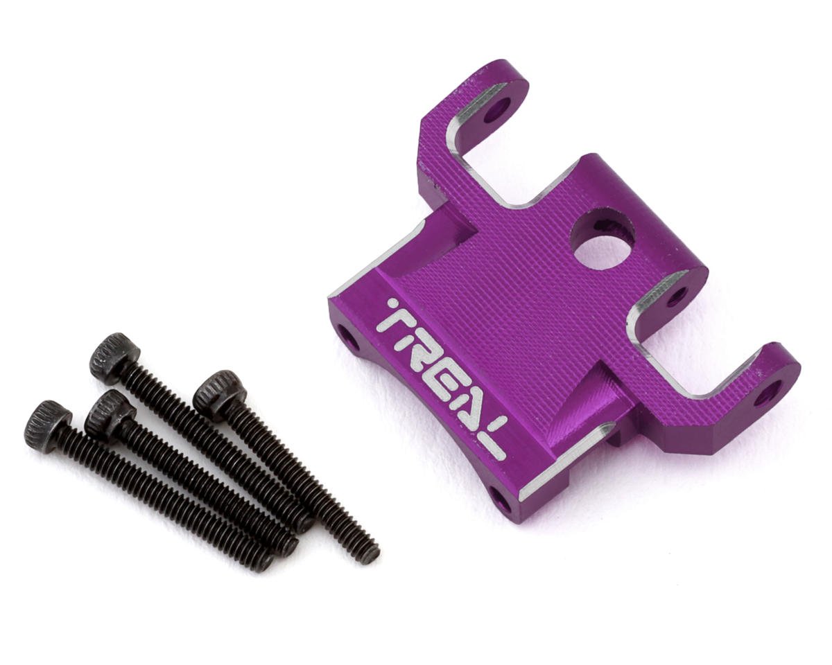 Treal Hobby Axial SCX24 Aluminum Rear Upper Link Mount (Purple) (TLHTSCX24-134)