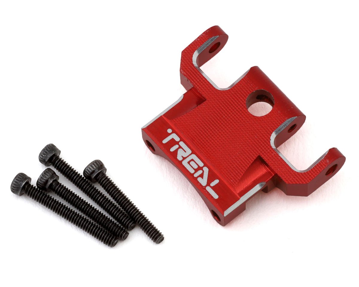 Treal Hobby Axial SCX24 Aluminum Rear Upper Link Mount (Red) (TLHTSCX24-135)