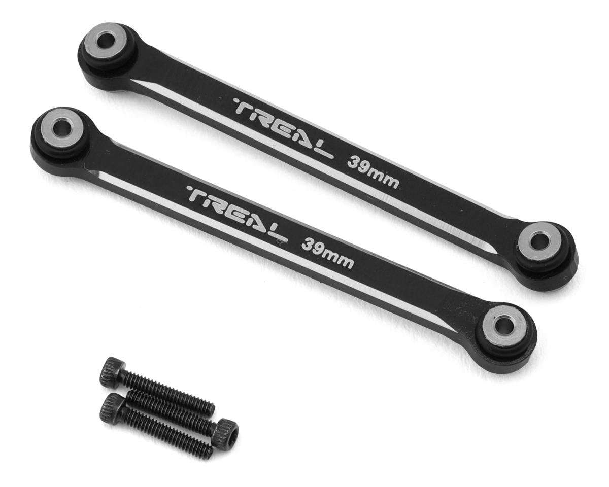 Treal Hobby Axial SCX24 Aluminum 4-Link Conversion (Black) (2) (39mm) (TLHTSCX24-171)