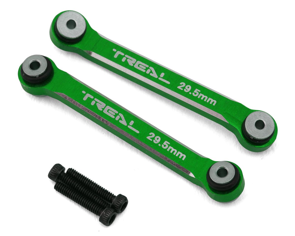 Treal Hobby Axial SCX24 Aluminum 4-Link Conversion (Green) (2) (29.5mm) (TLHTSCX24-178)