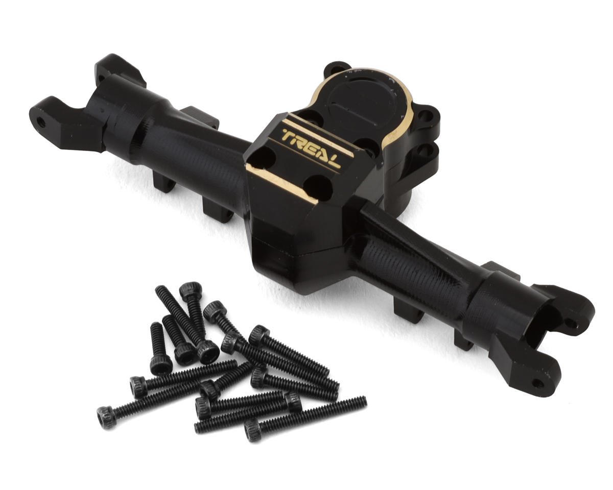 Treal Hobby Axial SCX24 Aluminum Front Axle w/Brass Differential Cover (TLHTSCX24-18)
