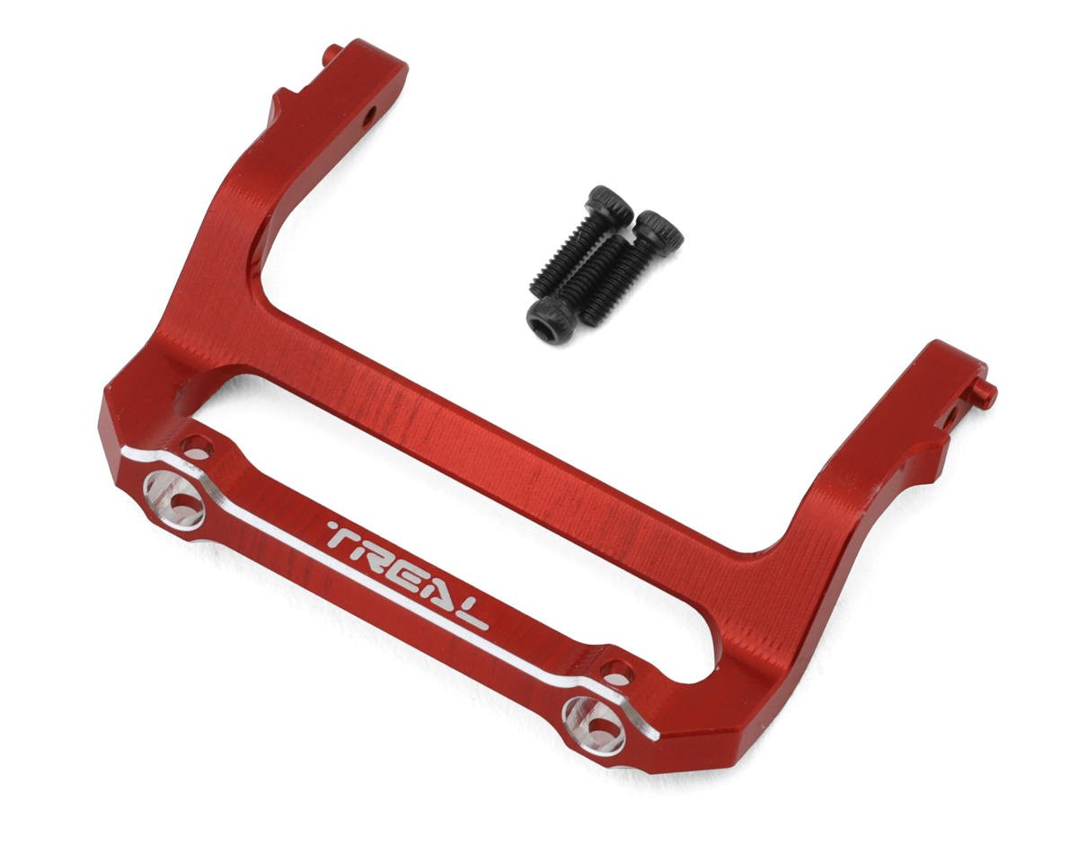 Treal Hobby Axial SCX24 Aluminum Front Bumper Mount (Red) (C10) (TLHTSCX24-210)