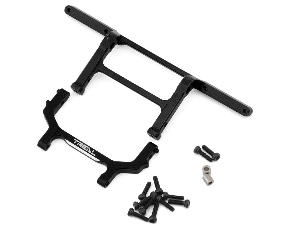 Treal Hobby Axial SCX24 Aluminum Rear Bumper Mount (Black) (C10) (TLHTSCX24-211)
