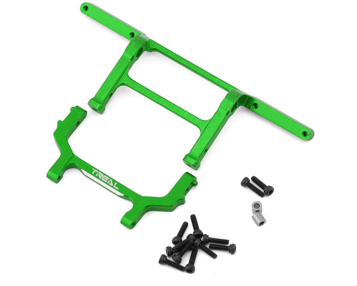 Treal Hobby Axial SCX24 Aluminum Rear Bumper Mount (Green) (C10) (TLHTSCX24-213)