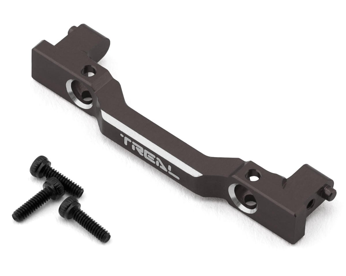 Treal Hobby Axial SCX24 Aluminum Front Bumper Mount (Grey) (Deadbolt) (TLHTSCX24-221)