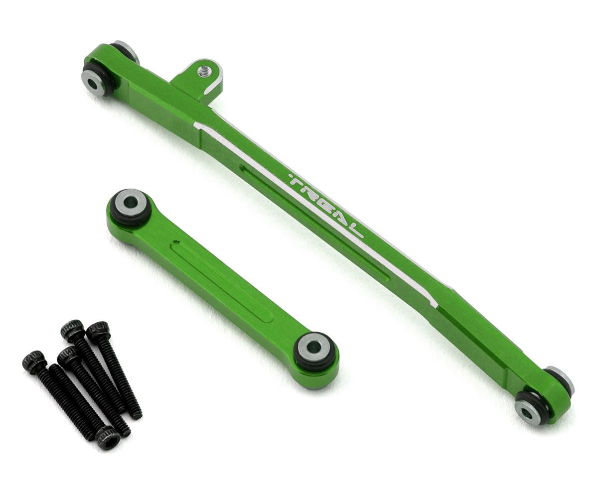 Treal Hobby Axial SCX24 V2 Aluminum Steering Links Set (Green) (TLHTSCX24-51)